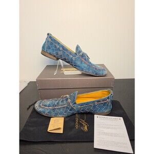 Donald J Pliner VINCE‑MAMA Navy Wash Suede Loafer – Made in Italy – M14– Rare WALLIS at Donald Pliner main image 2